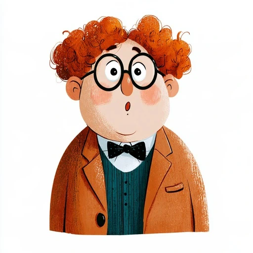 #FB-020 Quirky 60s-70s Retro Storybook Illustration