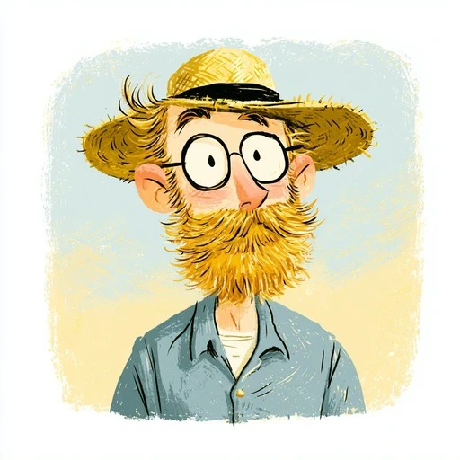 #FB-021 Charming Vintage Storybook Illustration