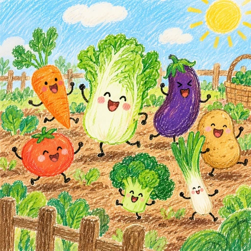 #FB-029 Charming Children Crayon Storybook