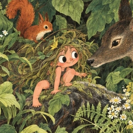 #FB-039 Emily Hughes Wild Lush Botanical Storybook