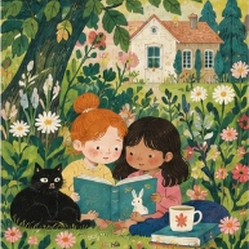 #FB-058 Rebecca Green Cozy Gouache & Colored Pencil Storybook