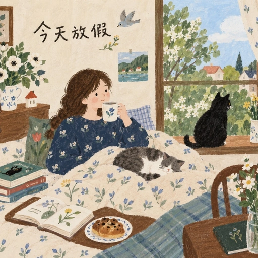 #FB-066 Aiko Fukawa Cozy Domestic Life & Floral Gouache Storybook