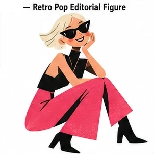 #FC-011 Retro Pop Editorial Figure