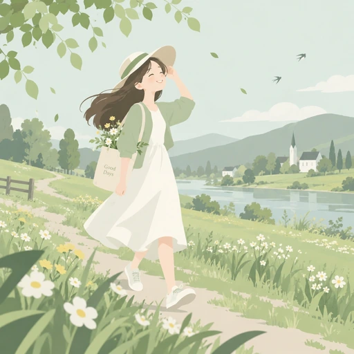 #FC-029 Clean Airy Flat Vector Illustration