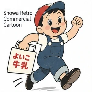 #FD-005 Showa Retro Commercial Cartoon