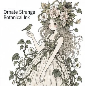 #FD-012 Ornate Strange Botanical Ink