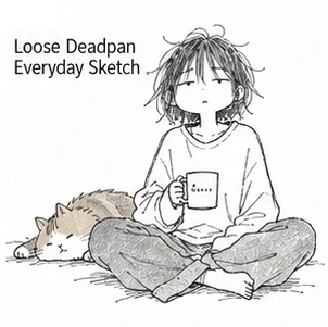 #FD-014 Loose Deadpan Everyday Sketch