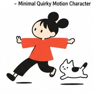 #FD-024 Minimal Quirky Motion Character