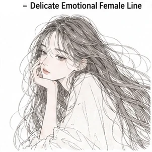 #FD-026 Delicate Emotional Female Line