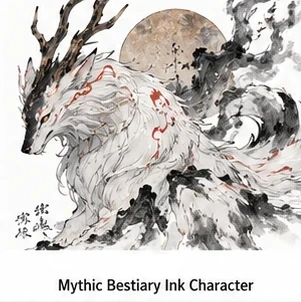 #FE-020 Mythic Bestiary Ink Character