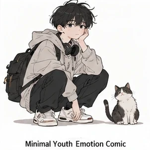 #FE-023 Minimal Youth Emotion Comic
