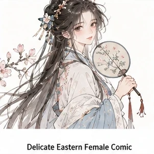 #FE-026 Delicate Eastern Female Comic