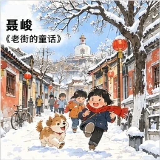 #FE-047 Beijing Hutong Watercolor Graphic Novel