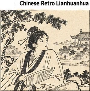 #FE-048 Chinese Retro Lianhuanhua