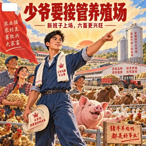 #FE-062 Socialist Realist Propaganda Poster