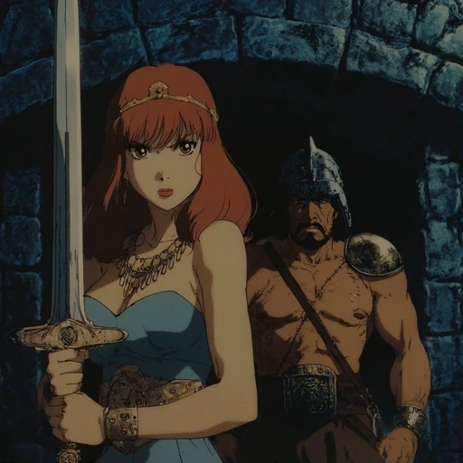 #FG-003 Classic 80s-90s Heroic Fantasy Cel Anime