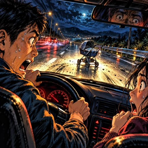 #FG-019 Cinematic American Comic Illustration, Expressive Anime Emotion, Digital Impasto