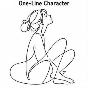 #FH-017 One-Line Character
