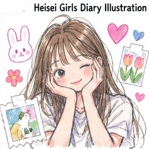#FH-027 Heisei Girls Diary Illustration