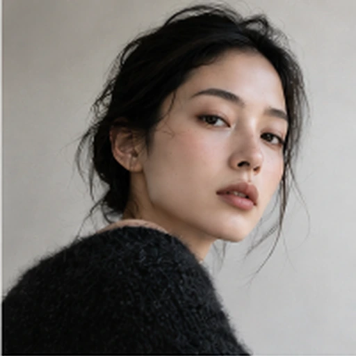 #FI-015 The Gentlewoman Restrained Monochrome Modern Female Portrait