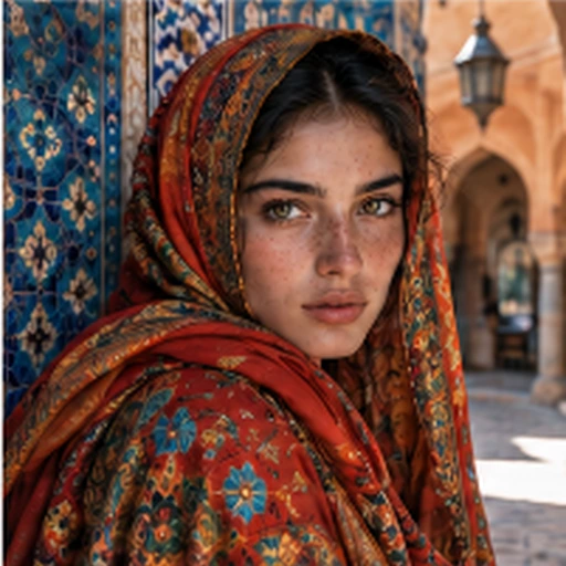 #FI-020 Steve McCurry Saturated Soulful Humanist Cultural Portrait