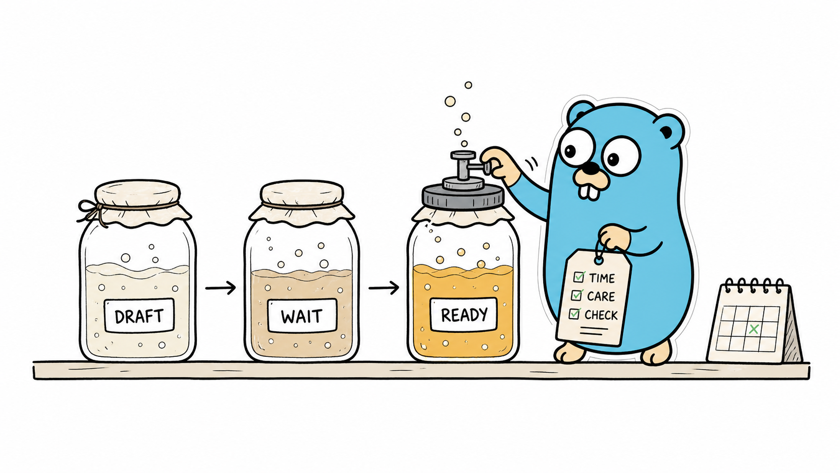 Content Fermentation - Go Gopher