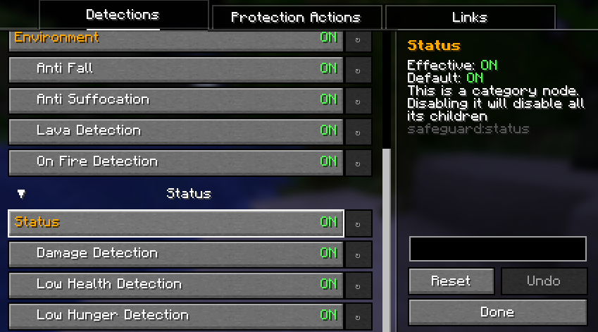 Config Screen