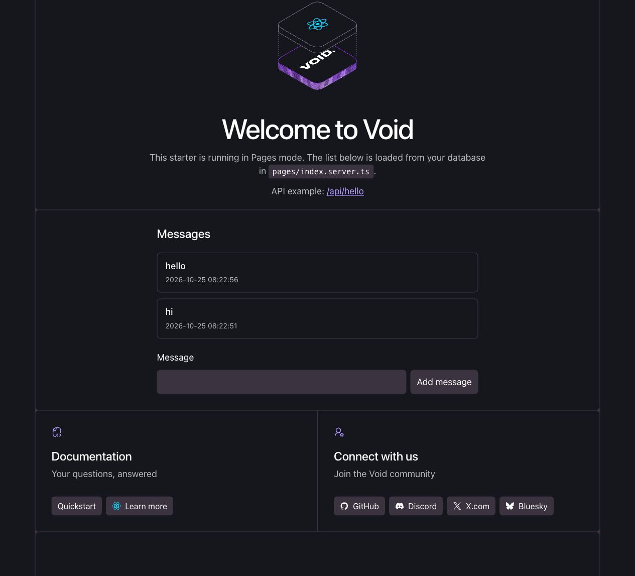 React starter