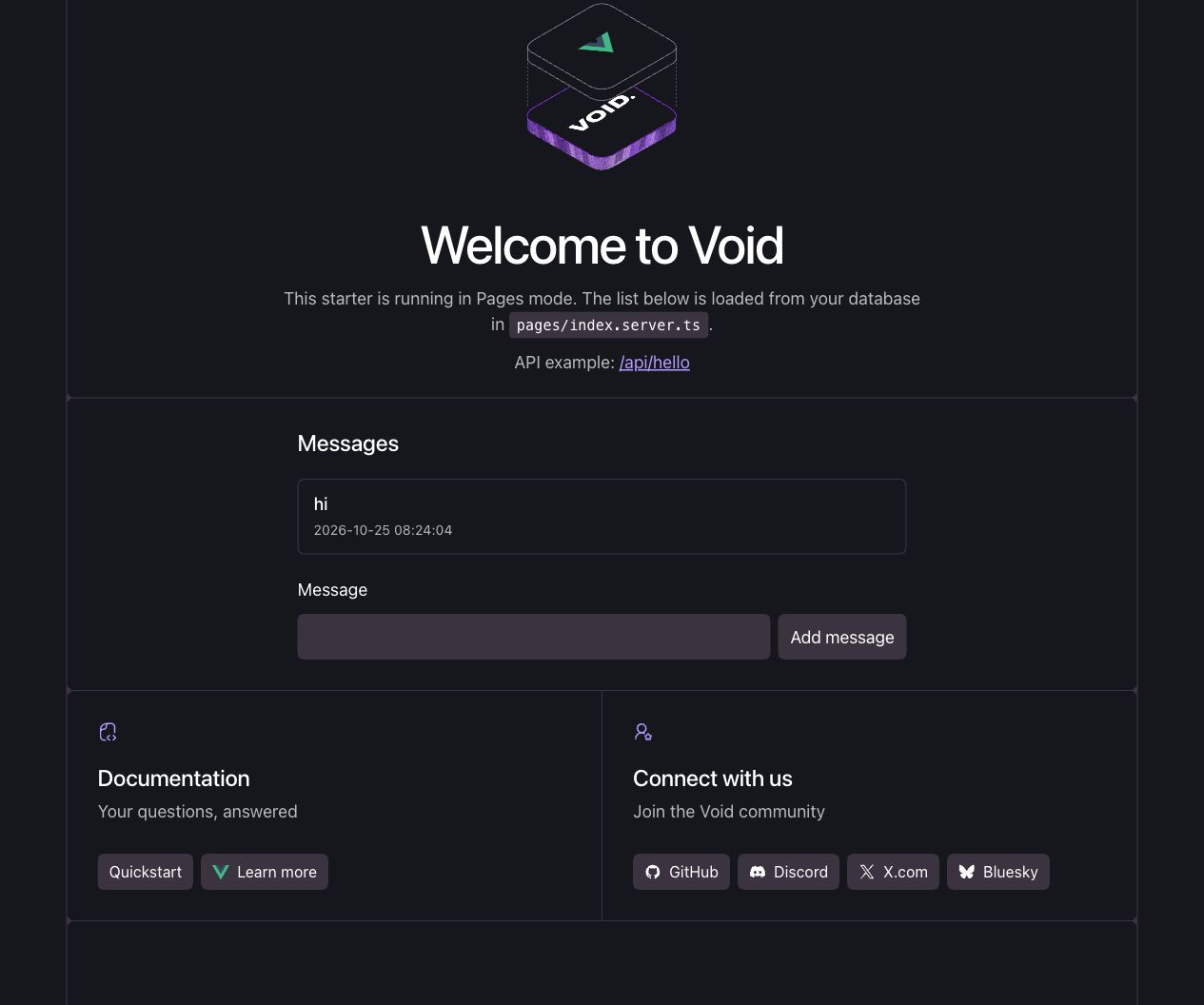 Vue starter