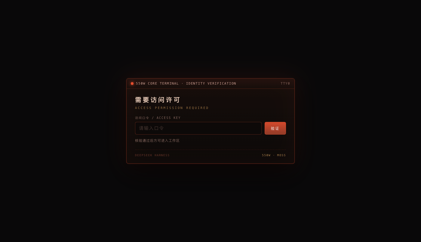 访问门口令