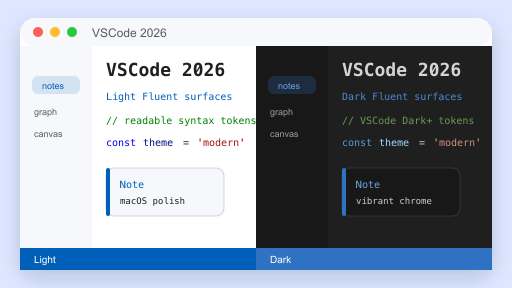 VSCode 2026 theme preview