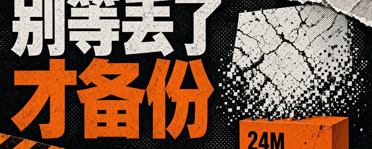 照着铁柱的方案备份之前,先绕开我踩的三个坑
