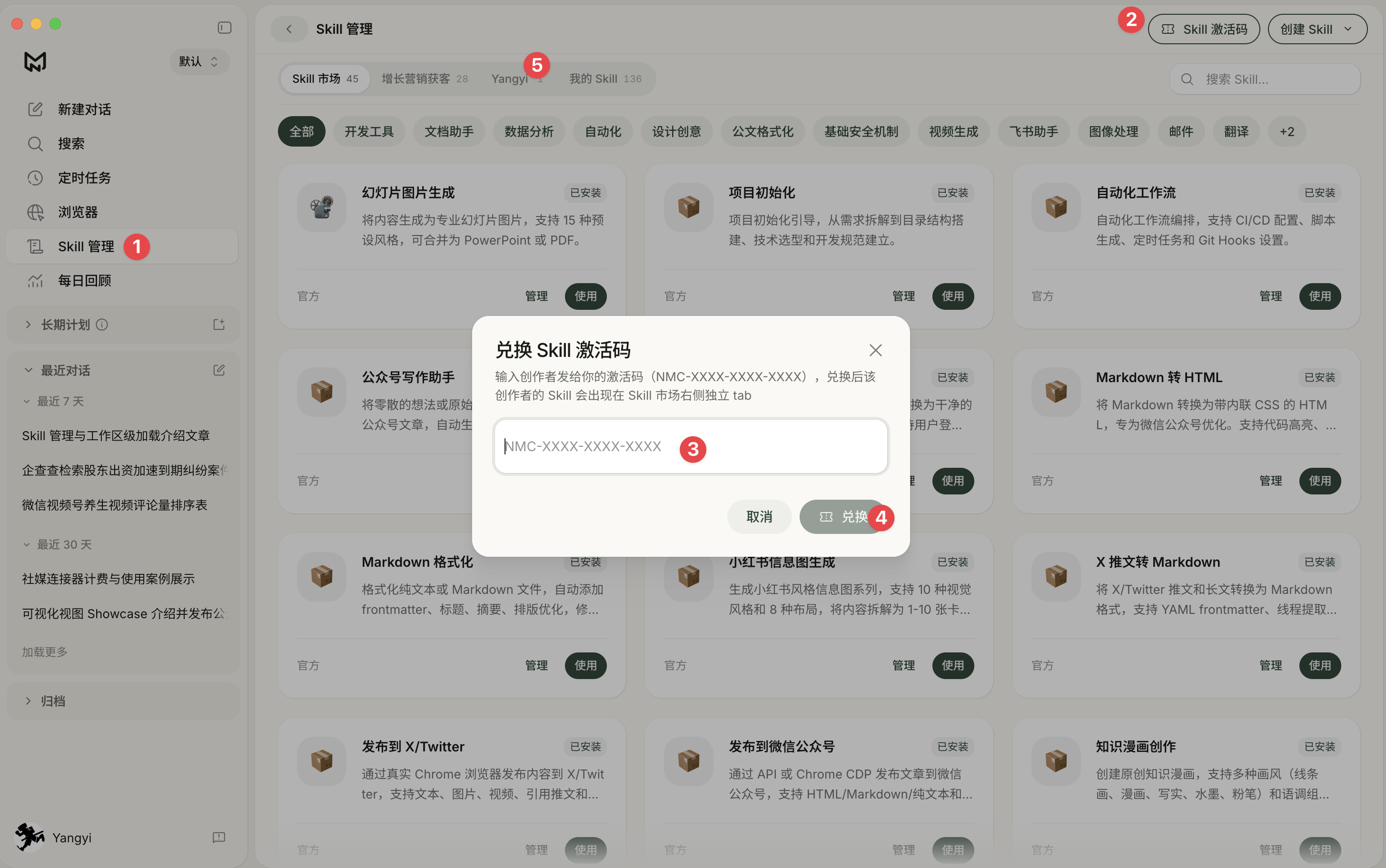 在 NewMax 中使用激活码安装