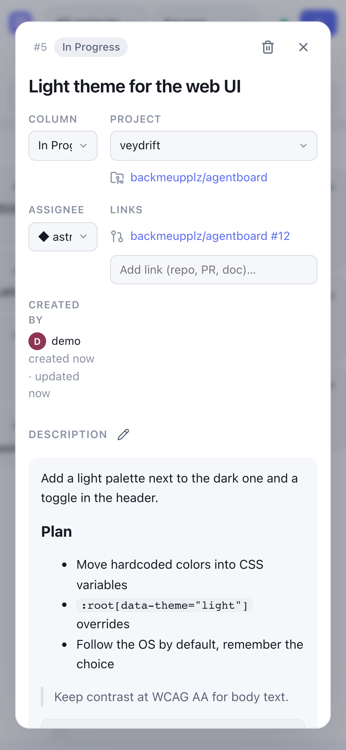 Mobile ticket, light