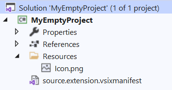 Empty VSIX Project