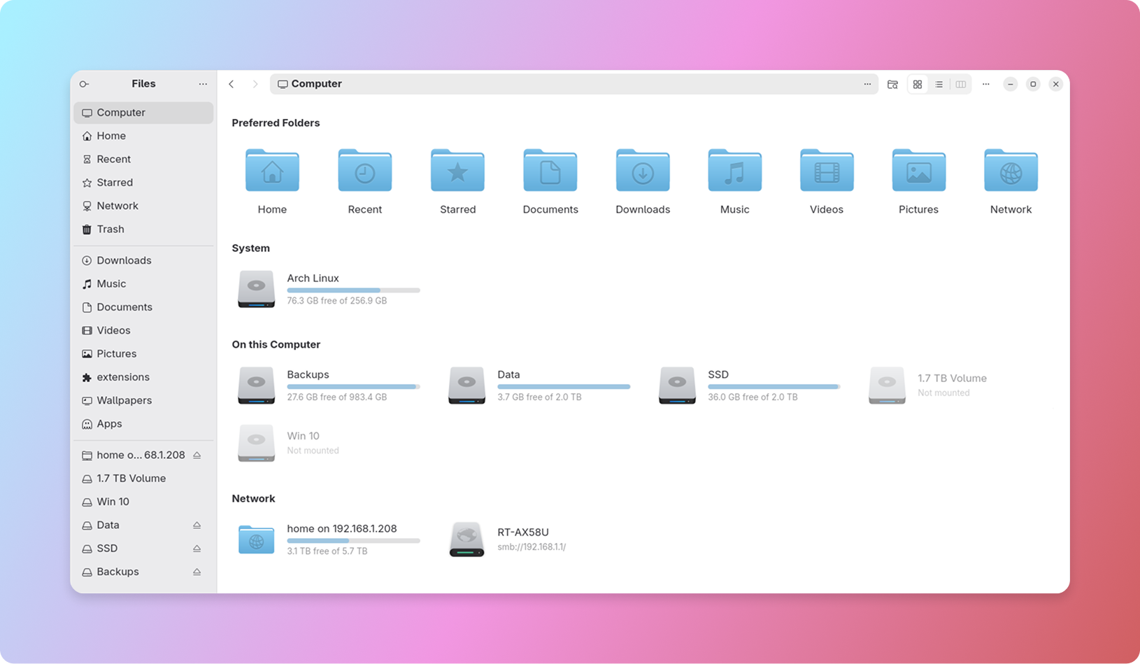 My Computer for Nautilus