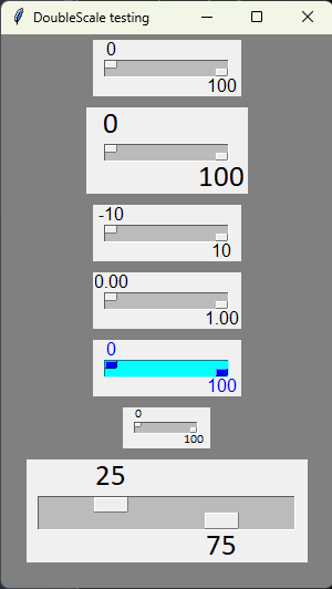 DoubleScale test DoubleScale test