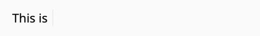 multiple strings typed
