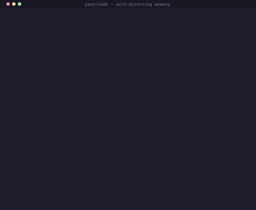 Self-directing memory loop: gap → task → agenda → learn → close