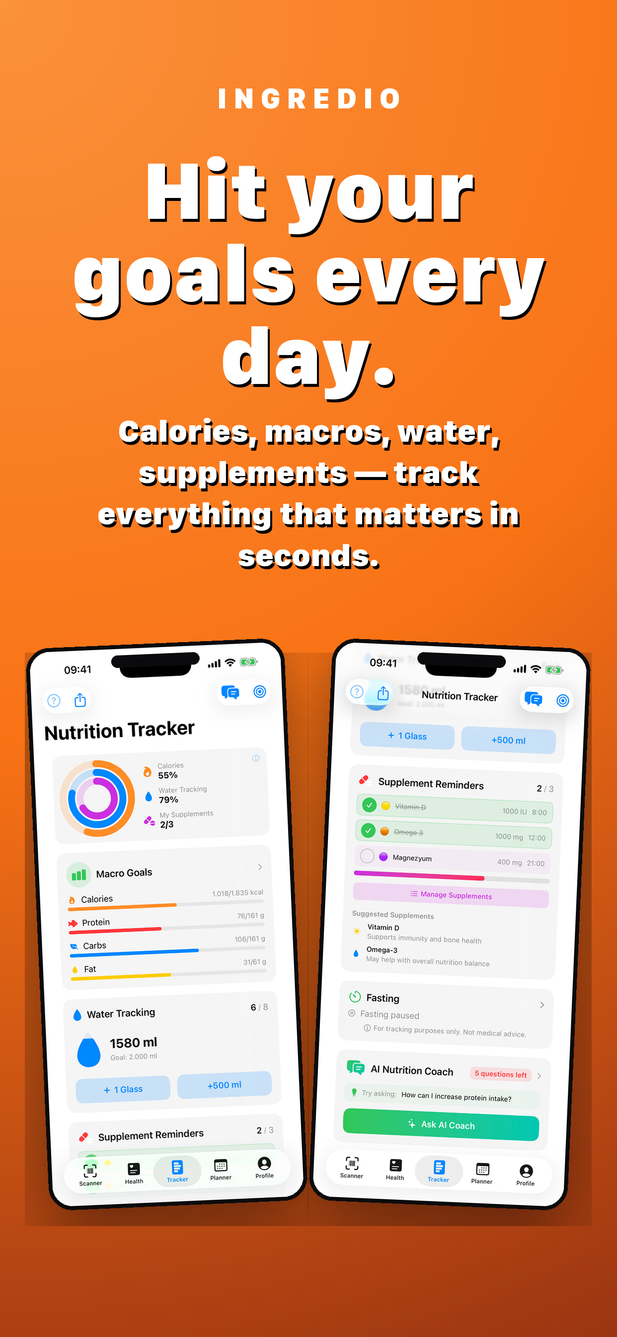 Ingredio — Nutrition tracker