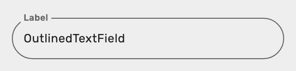 OutlinedTextField Light