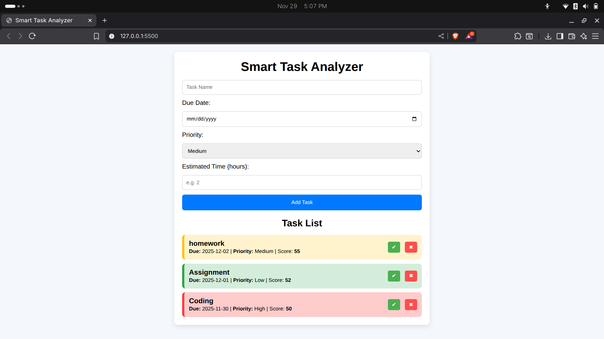 GitHub - yash-wavhal/smart-task-analyzer