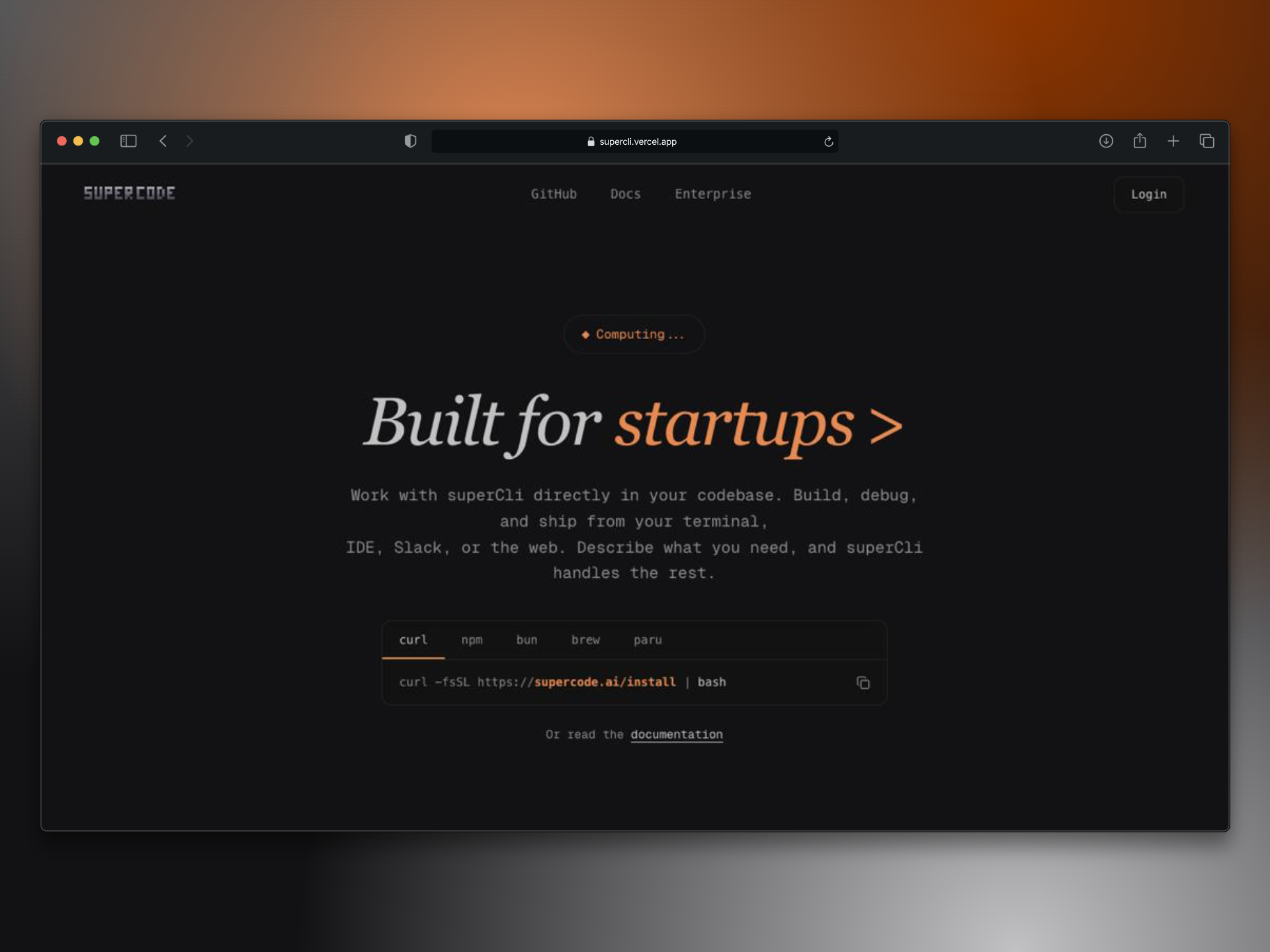 Supercode Platform