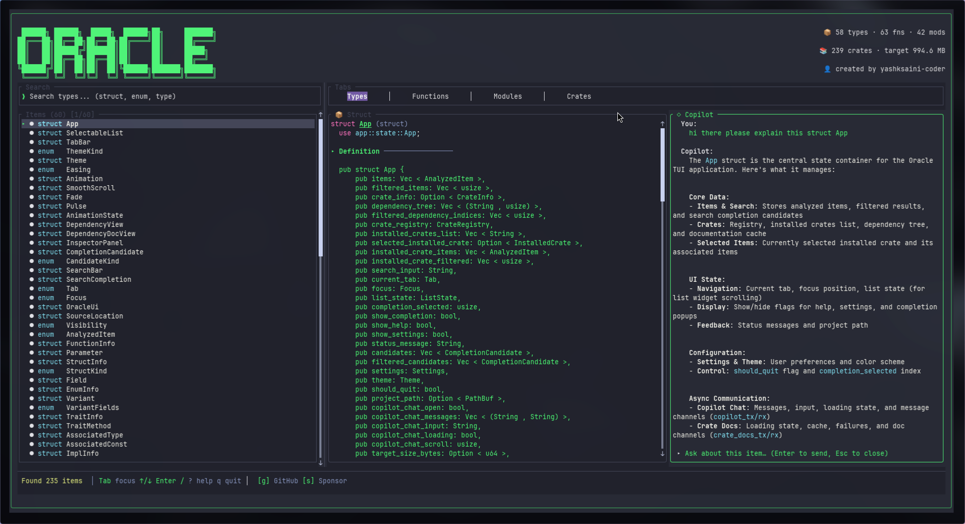 Oracle Copilot 集成