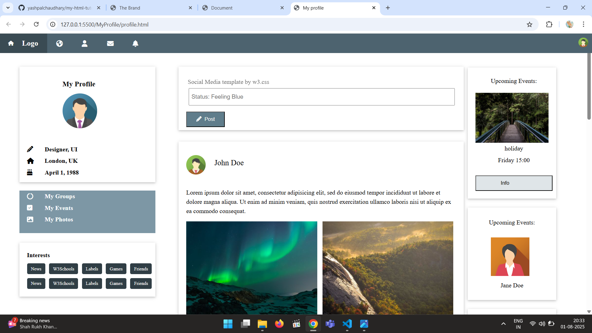 GitHub - yashpalchaudhary/html-templates-using-flexbox-css-flex-css ...