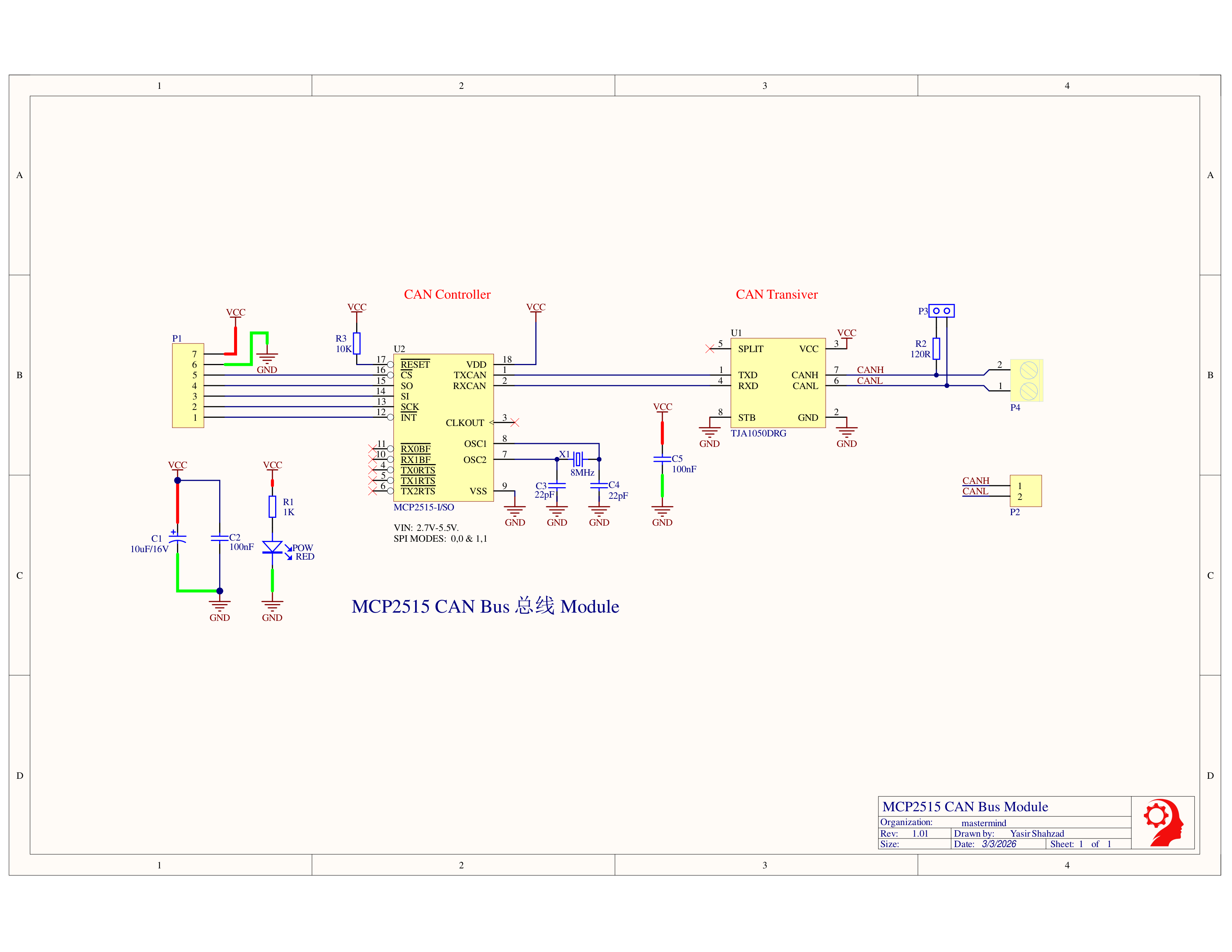 MCP2515 CAN Bus Module — image 2 from the project repository