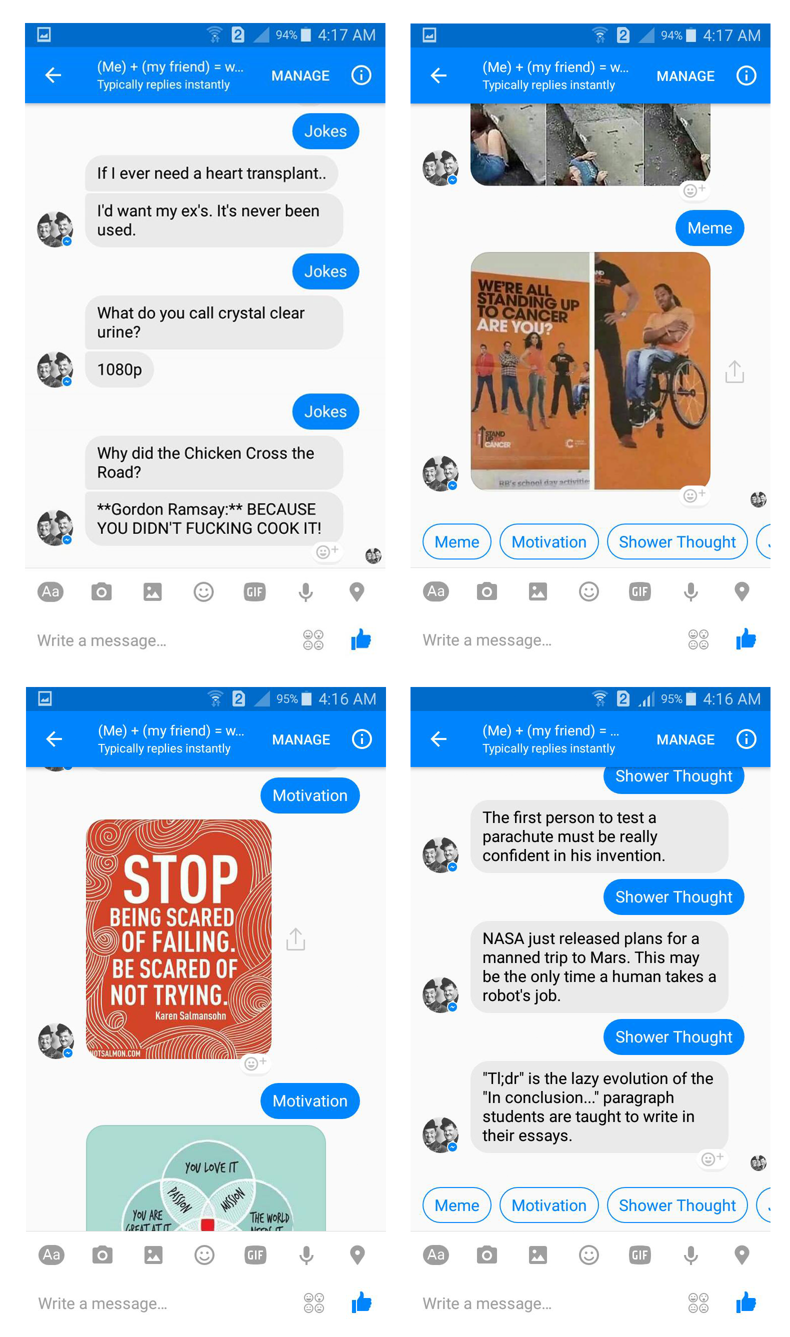Facebook Bot Screenshots
