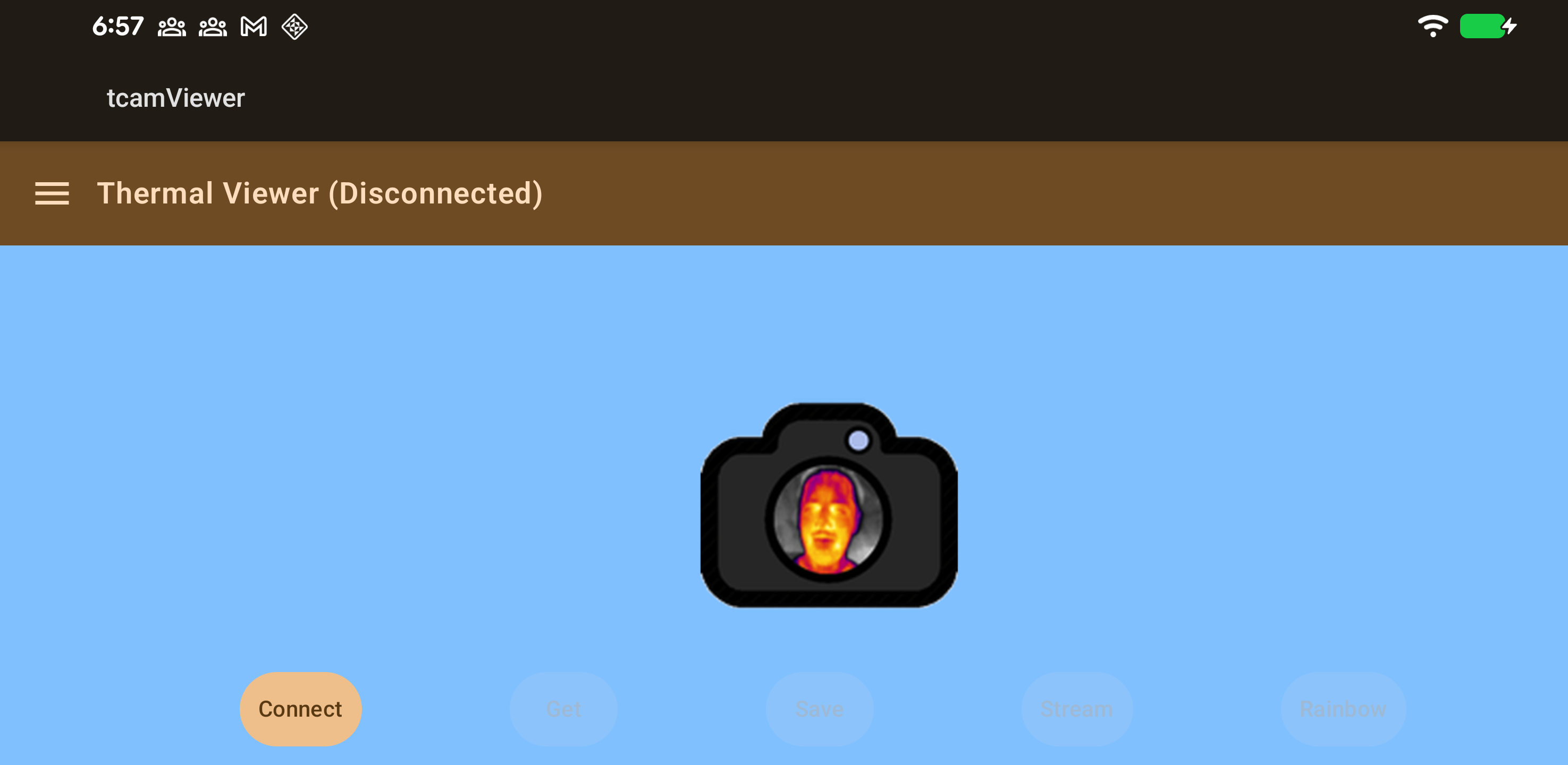 Camera disconnected