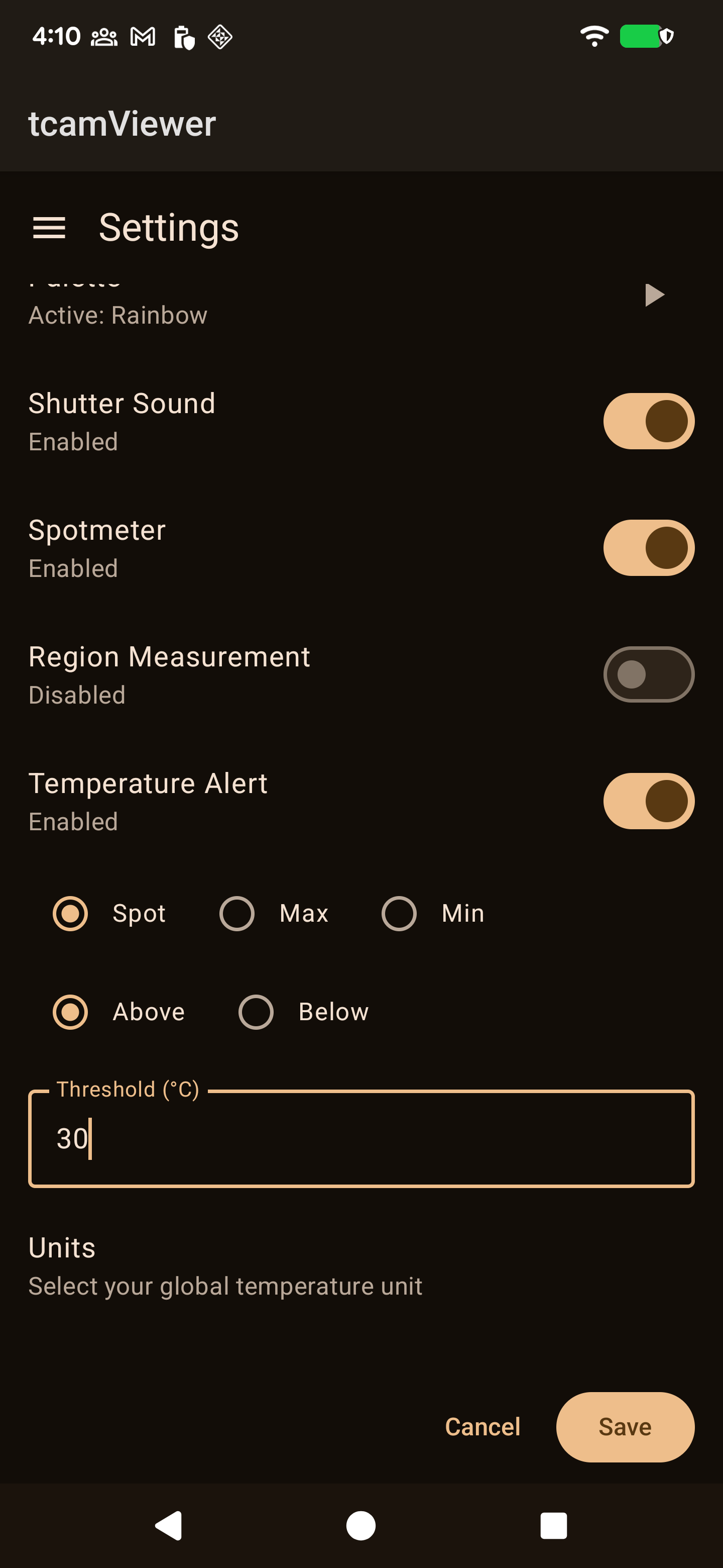 Temperature Alert