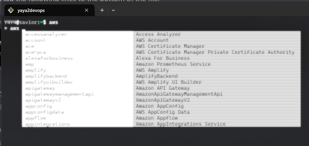 Adding AWS partial 2